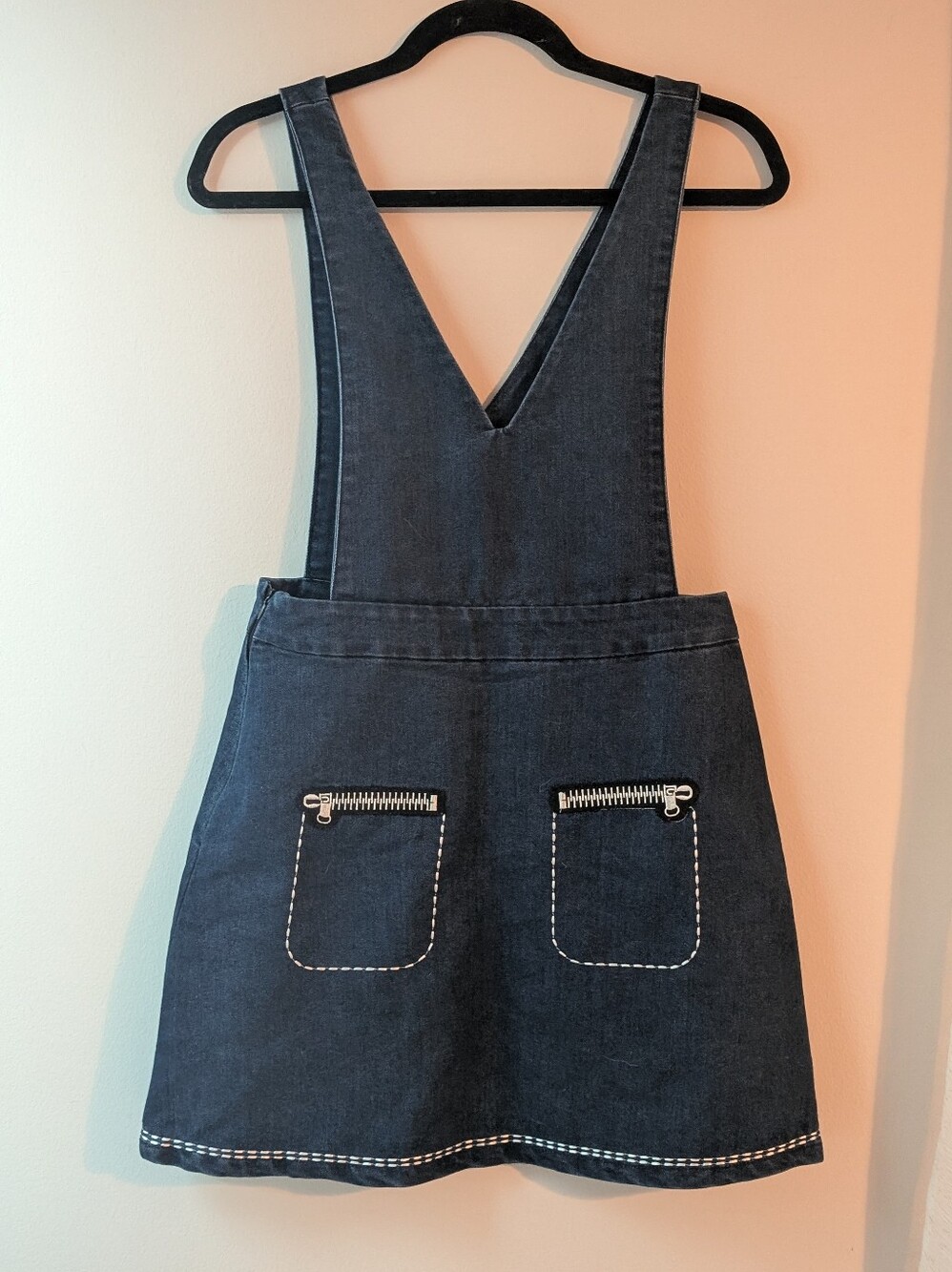 Ledin X Tibi Ultra Rare Denim Pinafore Dress Chinese Market Exclusive